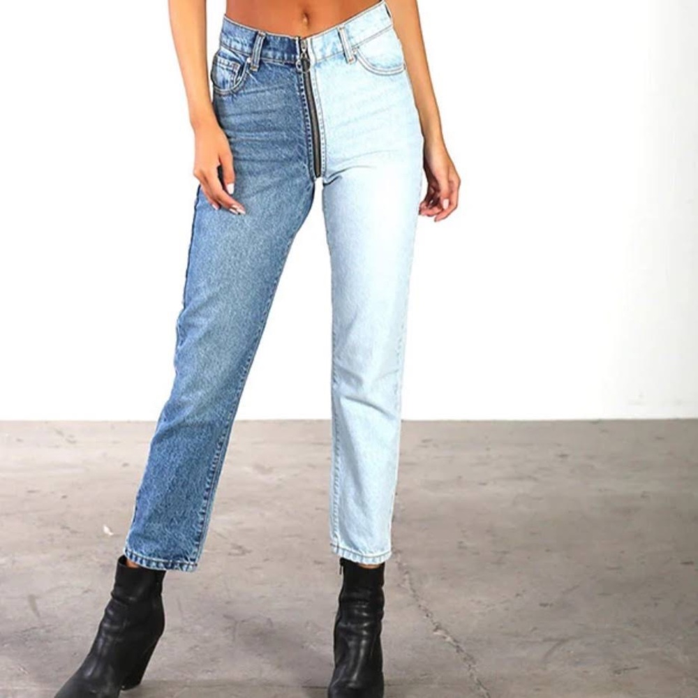 Revice Yin Yang zip High waist denim women’s size 30